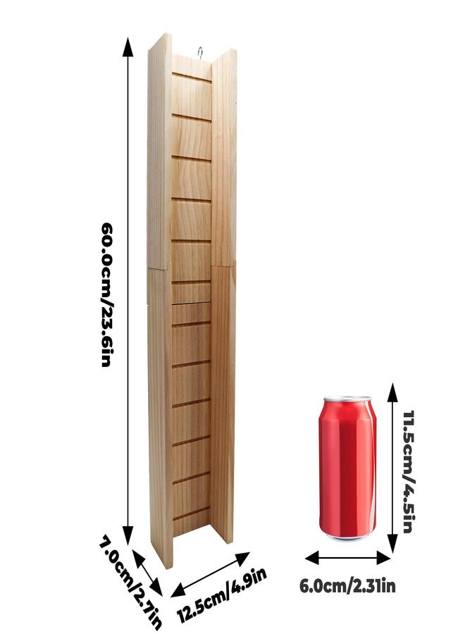 MHLLGN Wooden Guinea Pig Ramp for Cage, Hamster Ladder Toys, Bridge Cage Accessories for Guinea Pig, Hamster, Rats, Chinchillas, Squirrels - Image 2
